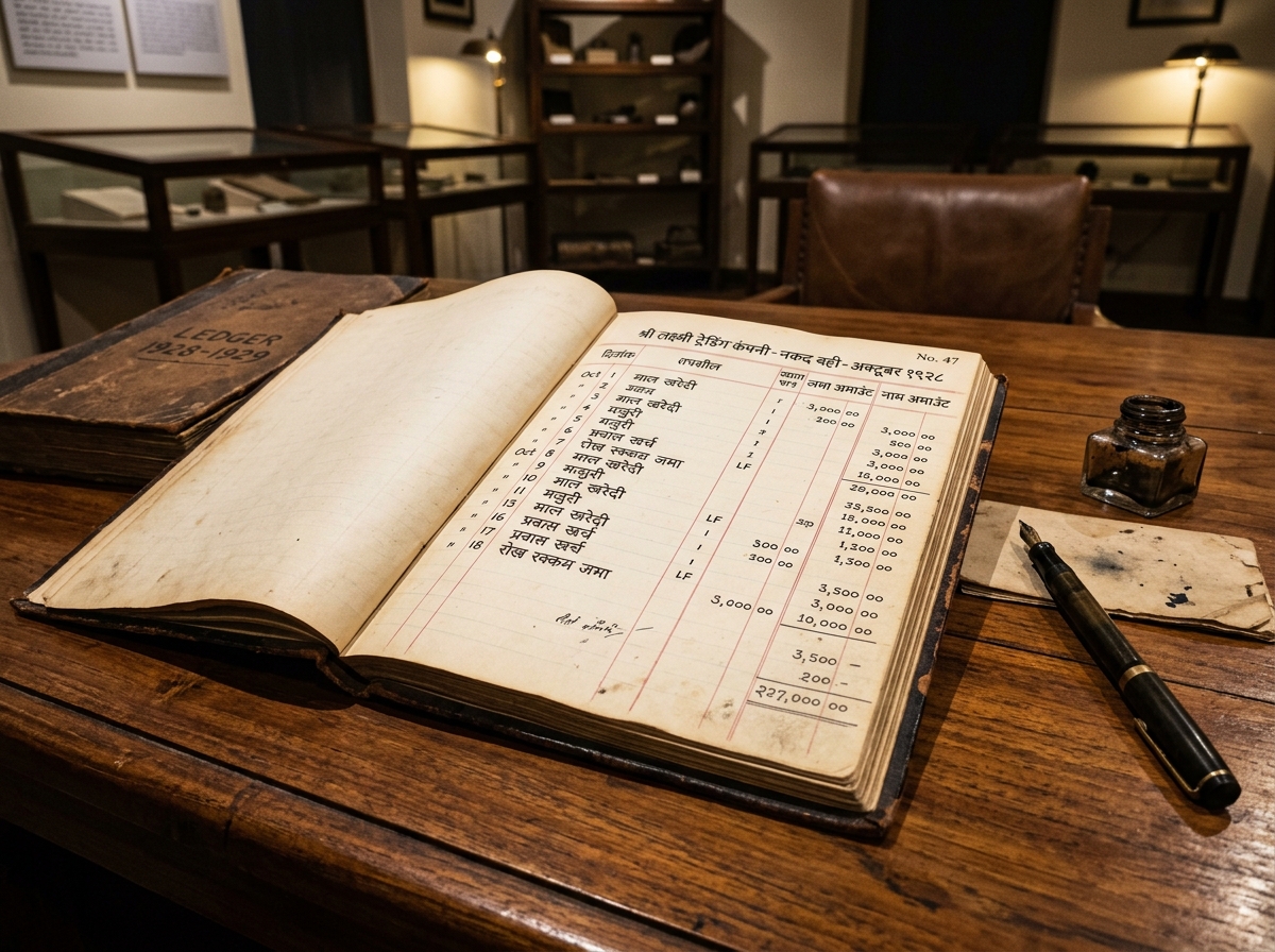 Archival Exhibit 01 — Hand-Inscribed Trade & Account Ledger (1924 Founding Era)