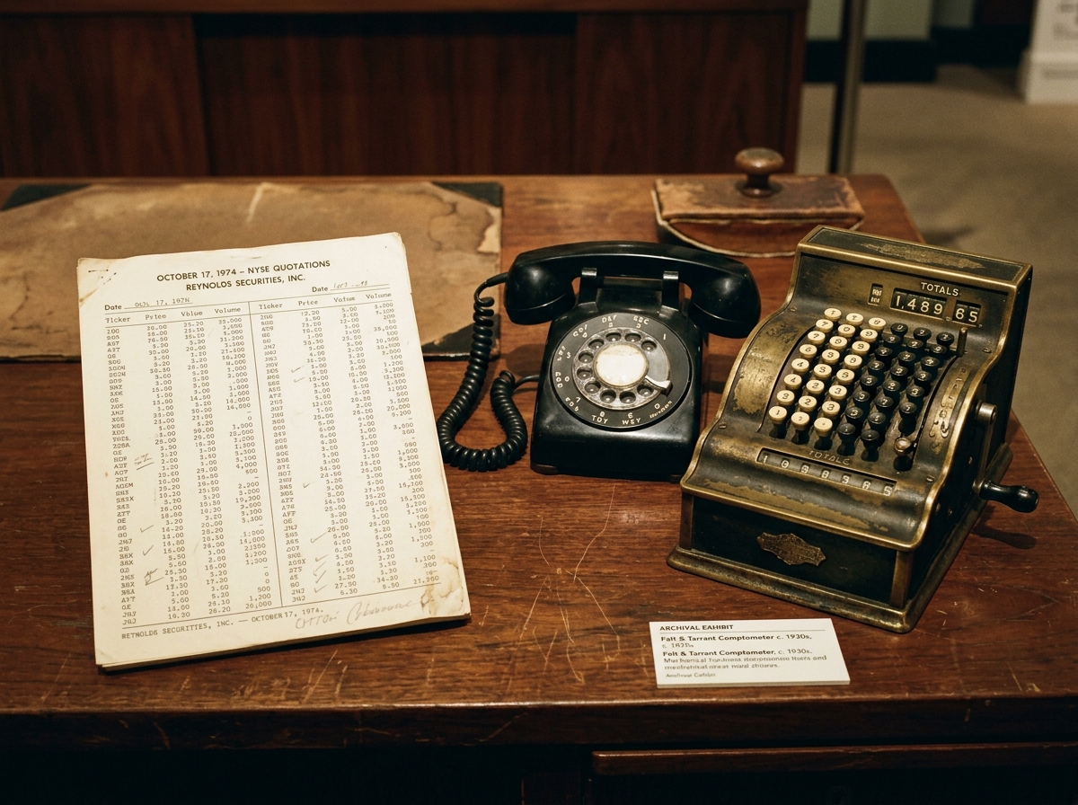 Archival Exhibit 03 — Exchange Quotation Sheets, Telephony & Floor Comptometers